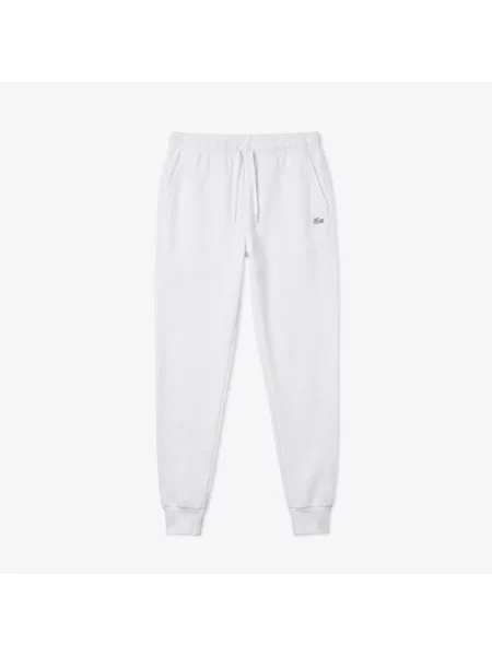 Lacoste Dwustronne Spodnie Dresowe Z Jerseyu białe