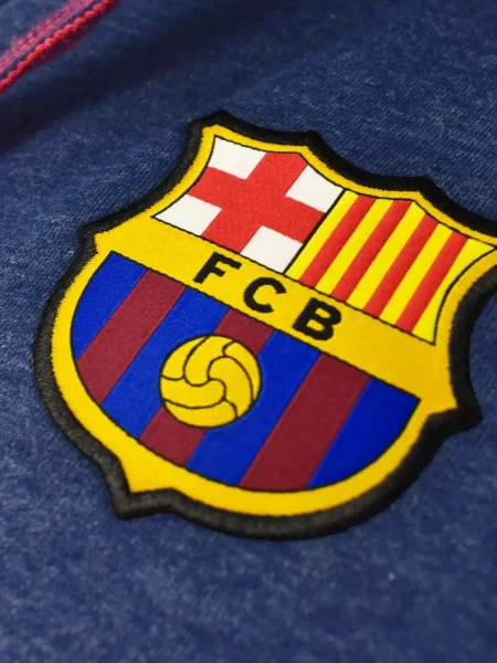 Bluza z kapturem FC Barcelona niebieska