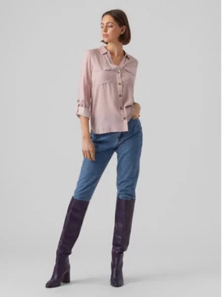 Vero Moda Košile Bumpy růžová