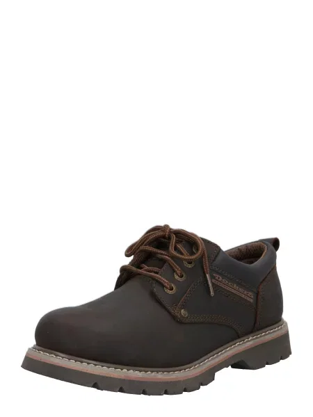 Dockers by Gerli Čevlji na vezalke Darmstadt temno rjava