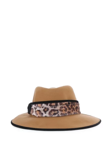 Căciulă Alexia álvarez De Toledo de lână cu imagine cu model leopard