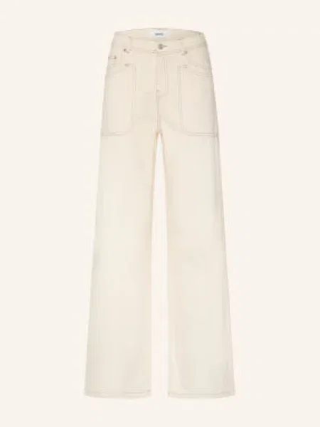 Ba&Sh Široké Džíny Zoel ecru off white bílé