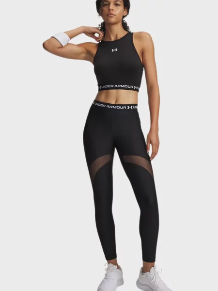 Брюки Under Armour с сеткой черные
