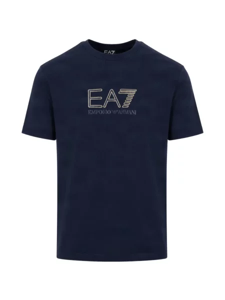 Tricou Ea7 Emporio Armani cu imagine albastru