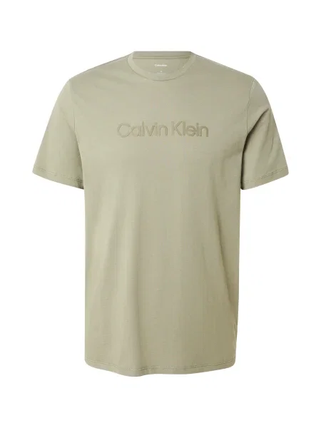 Calvin Klein Tričko / olivová khaki