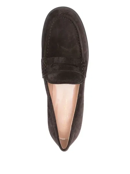 Loafers Gianvito Rossi σουέντ καφέ