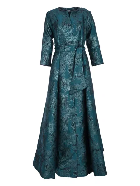 Maksi sukienka maxi Baruni garniturowa niebieska