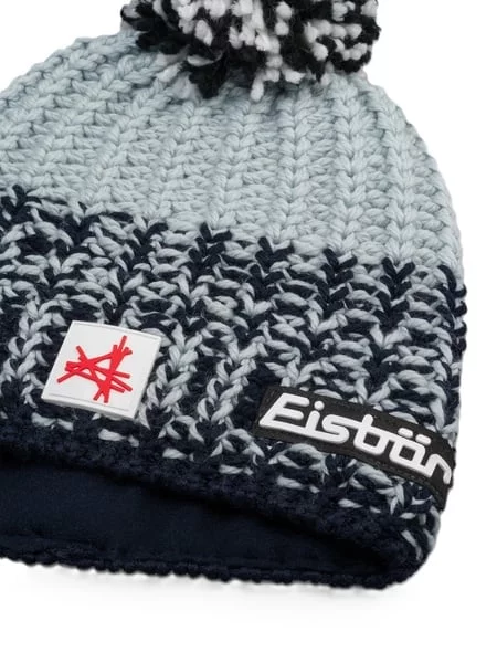 Czapka Eisbar Refocus Pompon MÜ SA granatowo-szara one size szara
