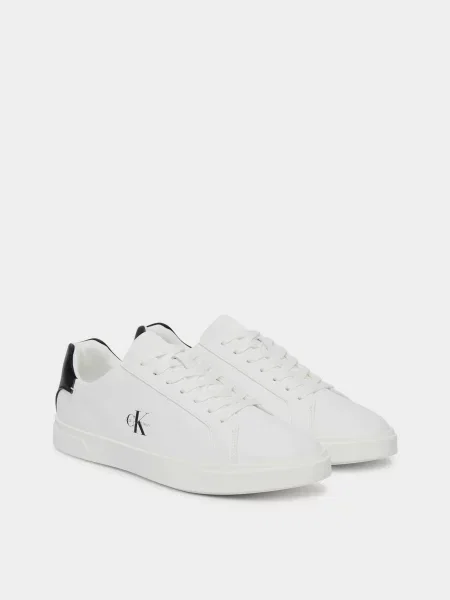 Кожаные кеды Calvin Klein белые