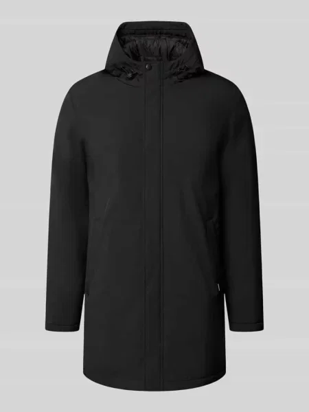 Parka o kroju regular fit z kapturem model ‘Madeston’ Matinique czarna