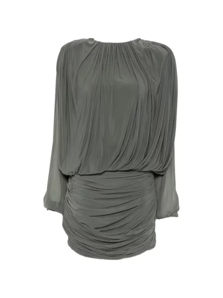 Rochie mini Magda Butrym cu volane gri