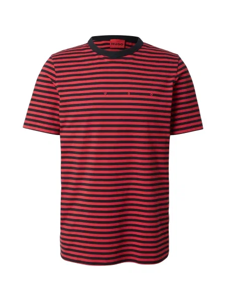 HUGO Tricou Demptee roșu negru