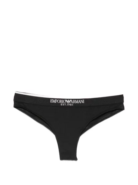 Chiloți briefs Emporio Armani cu autograf negru
