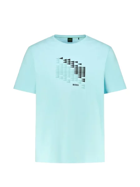 Tricou Boss cu imagine albastru