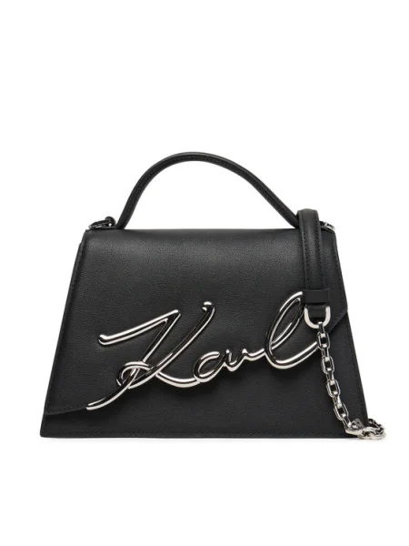 Geanta crossbody Karl Lagerfeld din piele negru