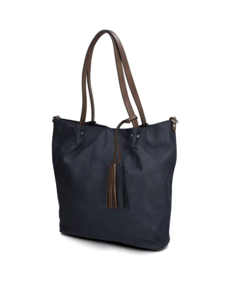 Minozzi kabelka Shopper modrá