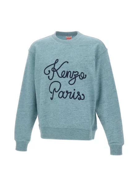 Bluza Kenzo z logo niebieska