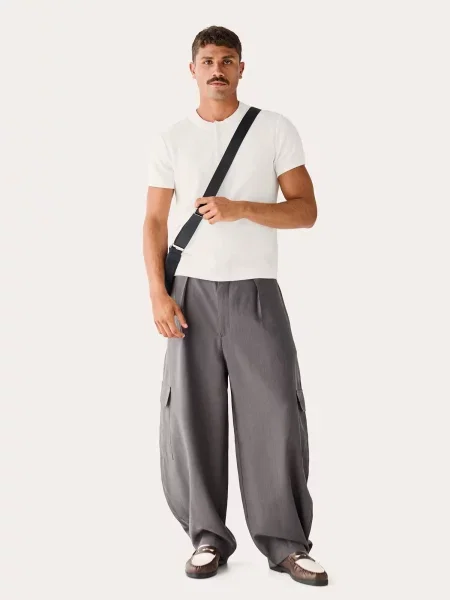 Bershka Tricou natural alb