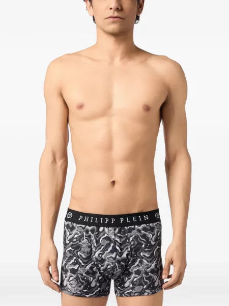 Dětské boxerky Philipp Plein černé