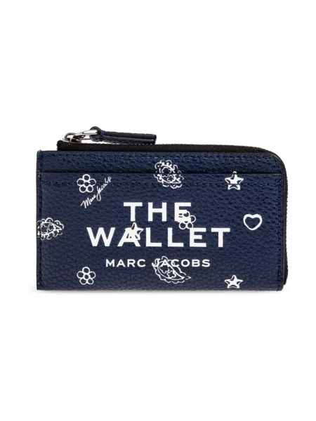 Marc Jacobs Etui Na Karty Z Przegródką Na Monety blau niebieski