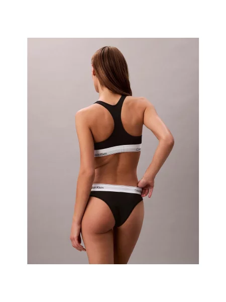 Bez podšívky bralet Calvin Klein Jeans čierna