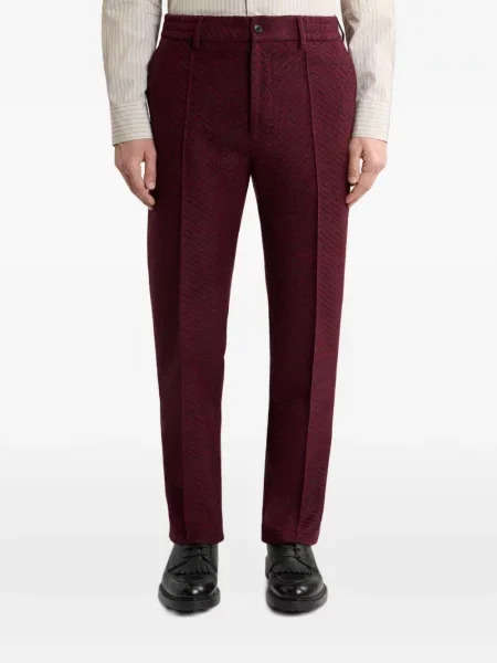 Pantaloni Etro de lână roșu