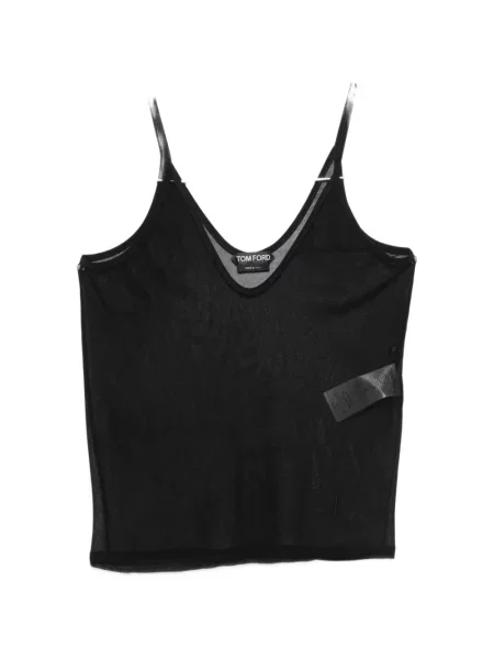 Top Tom Ford de mătase negru