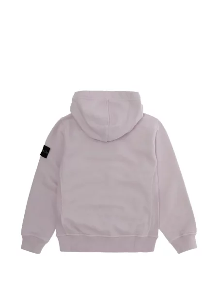 Bluza z kapturem dziecięca Stone Island różowa