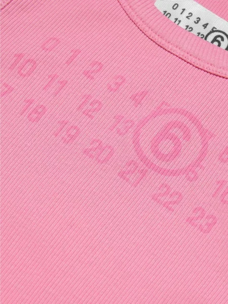 Sukienka dziecięca Mm6 Maison Margiela różowa