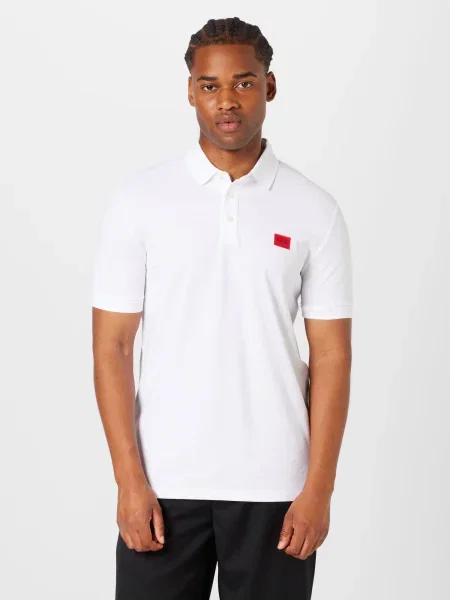 Polo Hugo alb