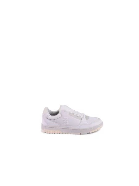 Sneakersy Tommy Hilfiger skórzane beżowe