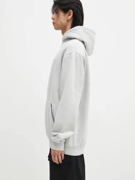 Однотонный свитер Butter Goods с капюшоном серый