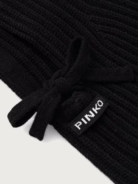 Шапка Pinko с качулка черно