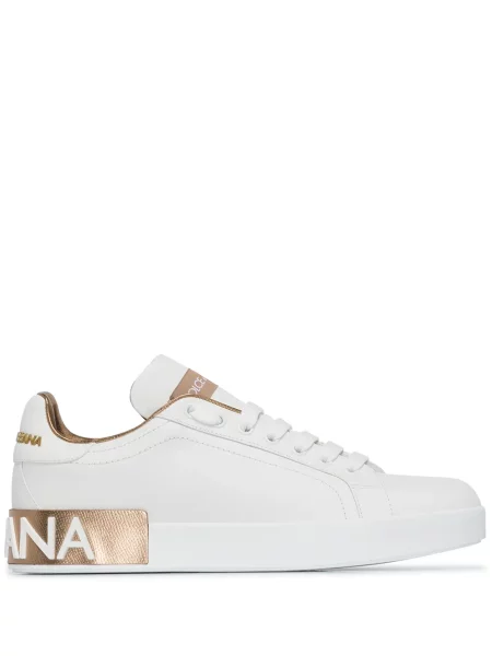 Sneakerși Dolce & Gabbana Portofino alb