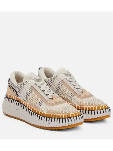 Sneakerși Chloã© bej