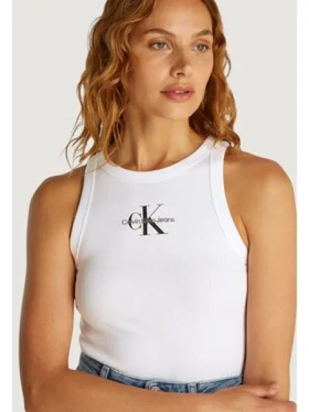 Top Calvin Klein Jeans bílý