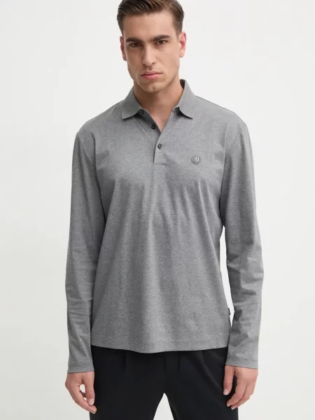 Tricou mânecă lungă Boss gri