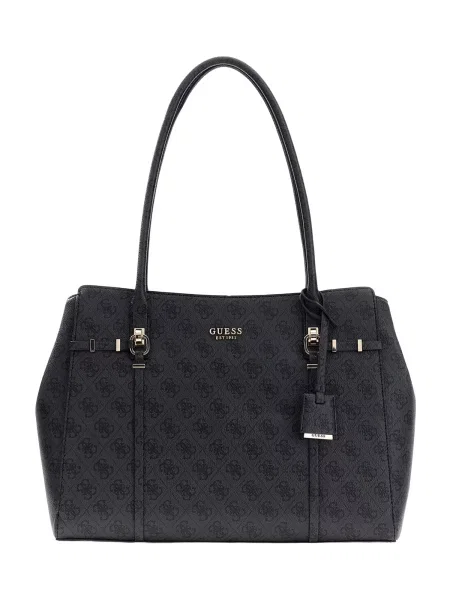 GUESS Nakupovalna torba Leona antracit / grafit