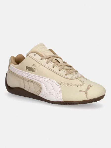 Puma sneakers din piele întoarsă Speedcat Wine Club Wns bej