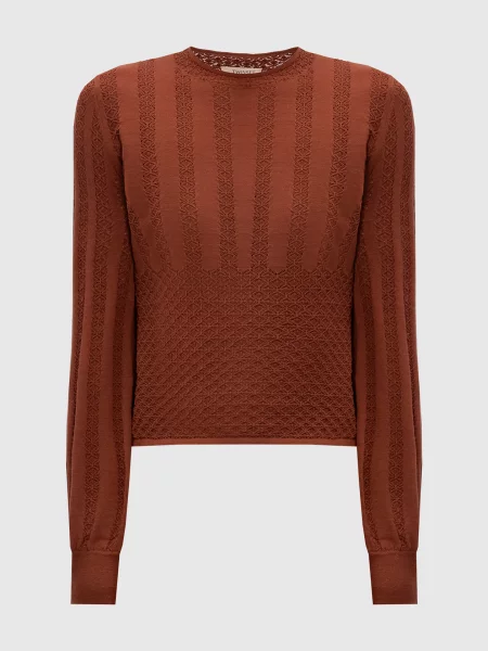 Свитер Twinset коричневый