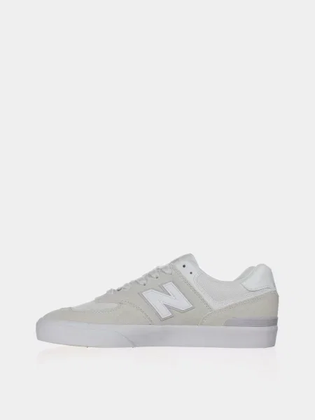 Кожаные кроссовки New Balance 574 белые