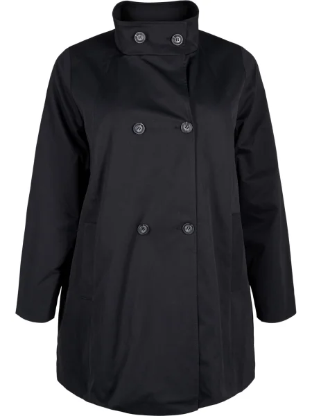 Zizzi Palton de primăvară-toamnă Cavalencia' negru