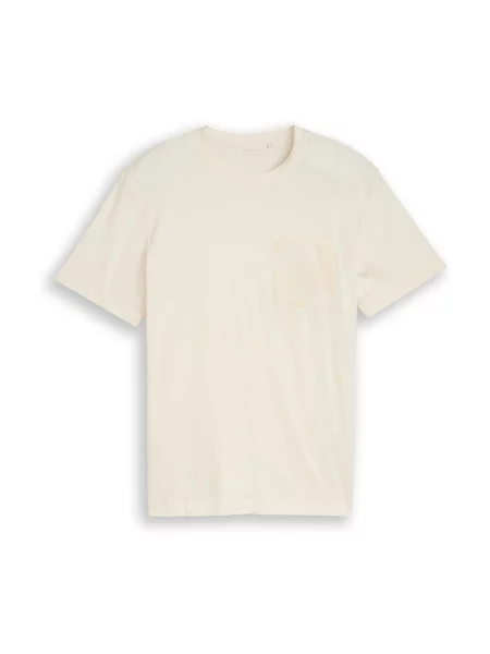 TOM TAILOR Majica volneno bela