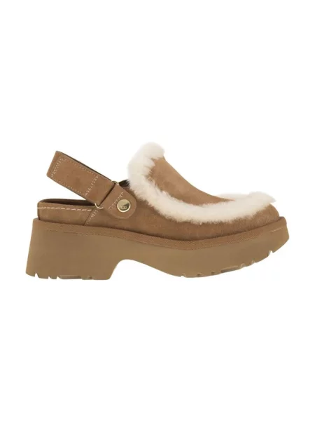 Klapki Ugg zamszowe brązowe