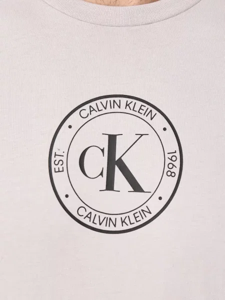 Calvin Klein Jeans тениска мъжка от сиво
