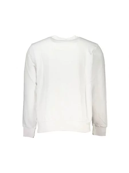 Bluza North Sails z logo z dekoltem w kształcie litery U biała