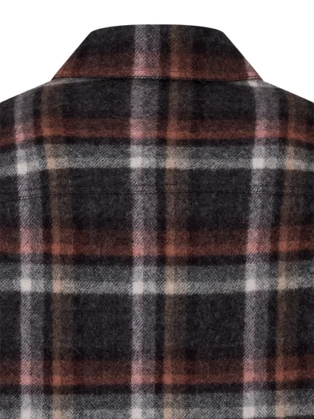 Geacă Studio Tomboy în carouri gri