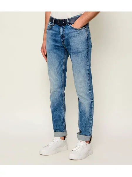 Hugo Blue Blugi Ash | stretch albastru