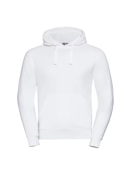 Hanorac cu glugă Russell alb