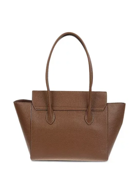 Geantă shopper Rounn din piele maro